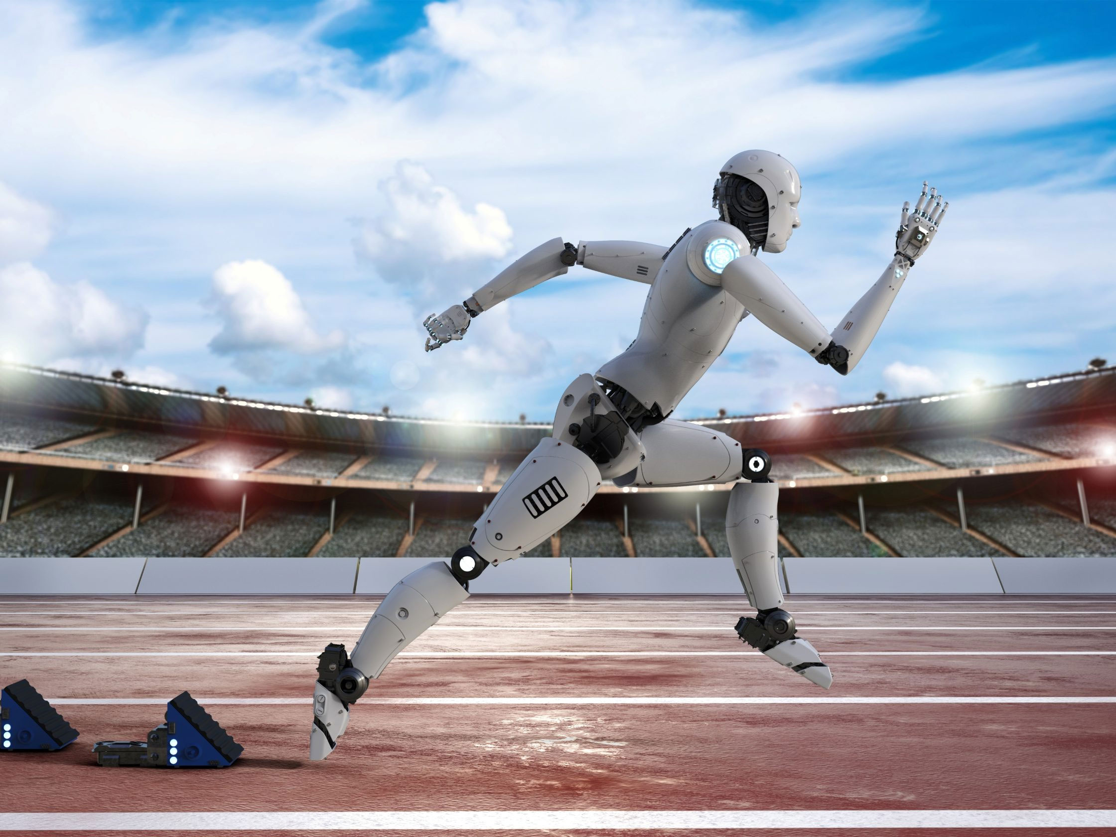 Competitive AI positioning athlete
