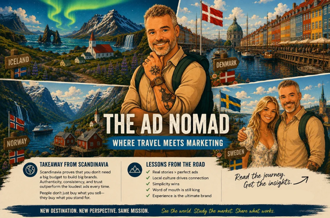 The Ad Nomad — Iceland, Norway, Sweden, Denmark